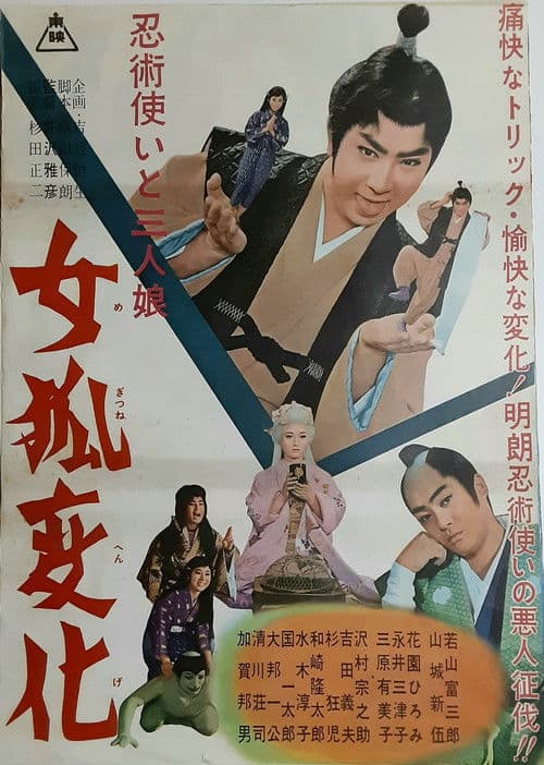 Ninjutsu tsukai to sannin musume: onna kitsune henka poster