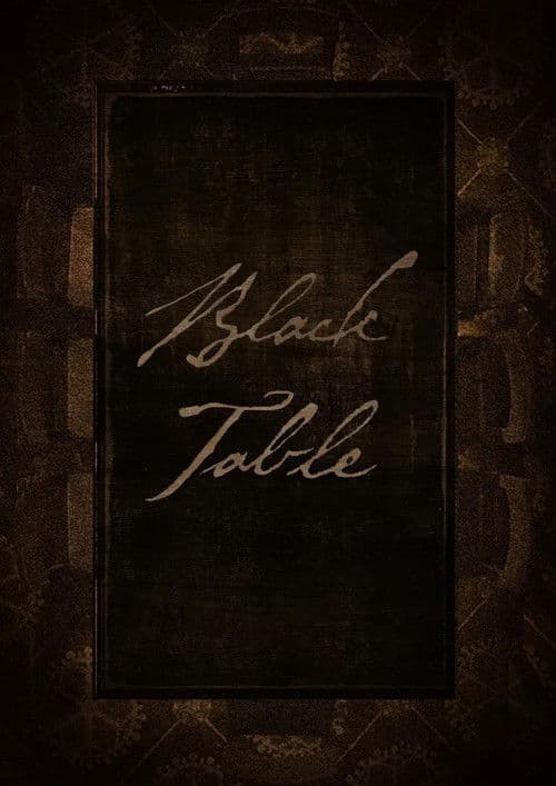 Black Table poster