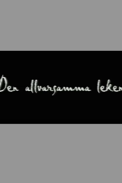 Seklets idrott - den allvarsamma leken poster