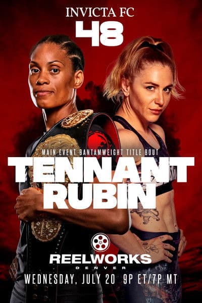 Invicta FC 48: Tennant vs. Rubin poster
