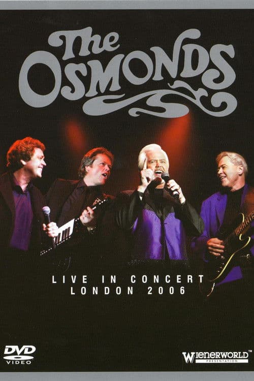 The Osmonds Live In Concert London poster
