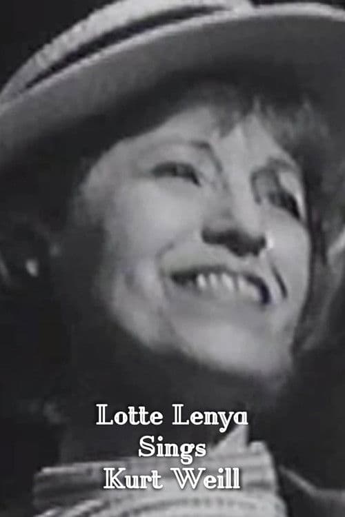 Lotte Lenya Sings Kurt Weill poster