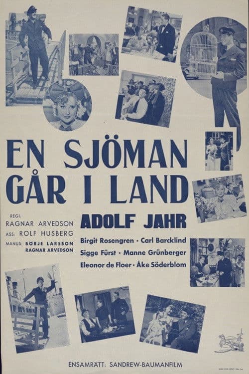 En sjöman går iland poster