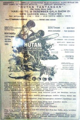 Hutan Tantangan poster