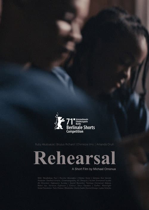 Rehearsal poster