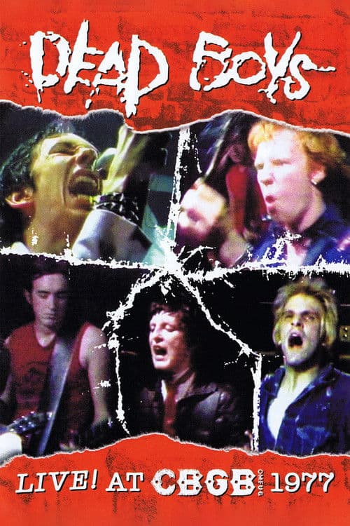 Dead Boys: Live at CBGB's 1977 poster