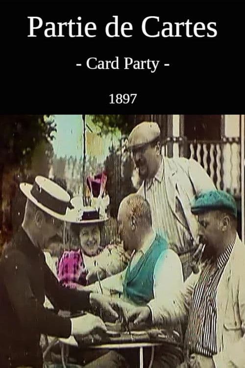 Partie de cartes poster