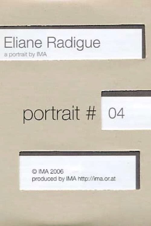 Portrait #04: Eliane Radigue poster