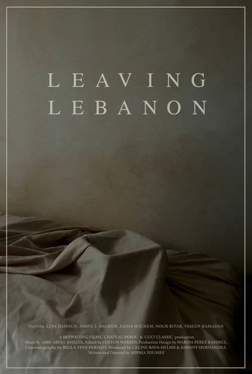 Leaving Lebanon poster