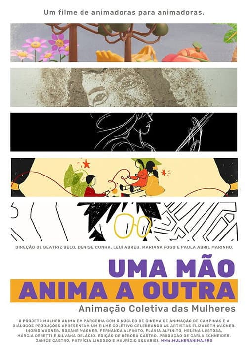 Uma mão anima a outra poster