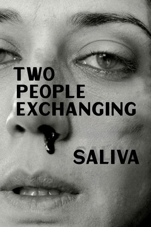Two People Exchanging Saliva poster
