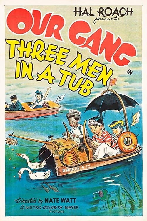 Three Men in a Tub poster