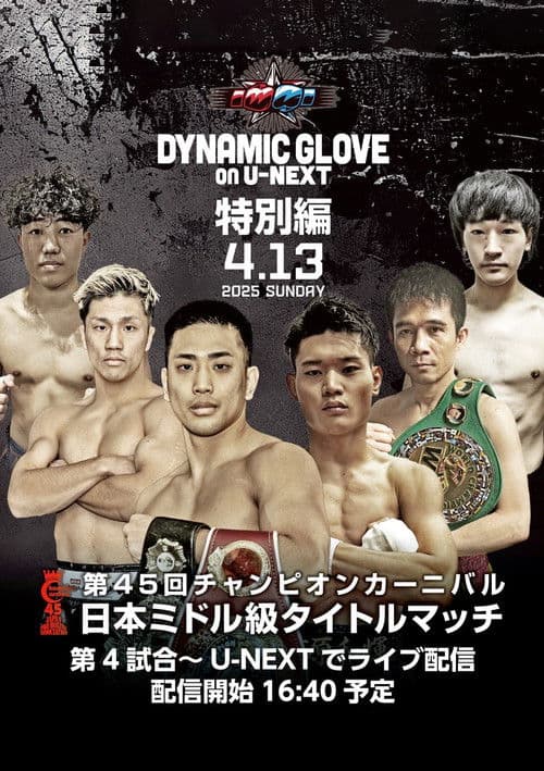 DYNAMIC GLOVE on U-NEXT Special Edition poster