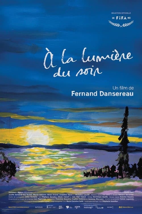 À la lumière du soir poster