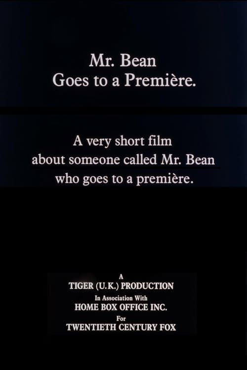 Mr. Bean Goes to a Première poster