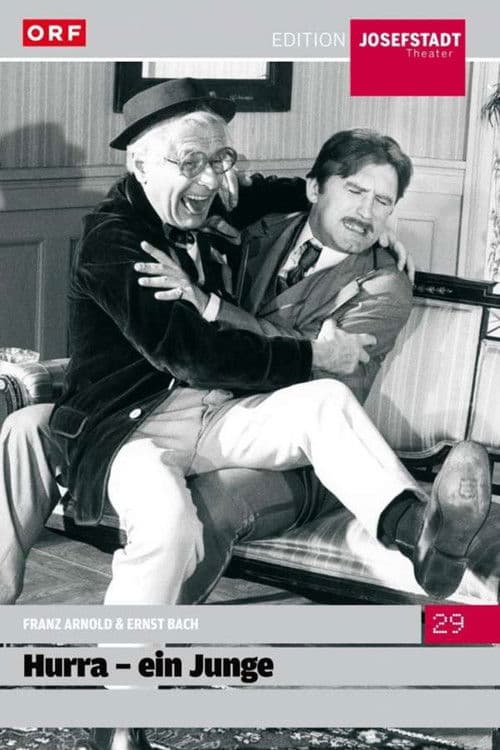 Hurra - ein Junge poster