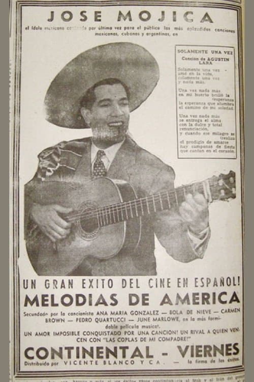 Melodías de América poster