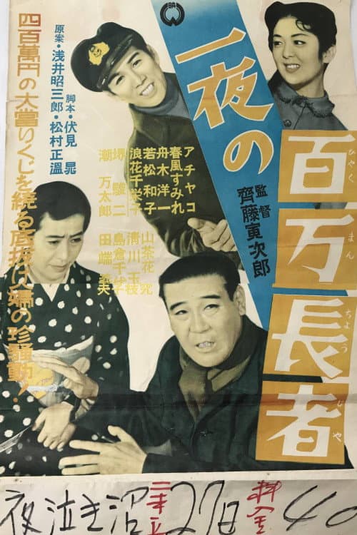 Ichiya no hyakuman chōja poster