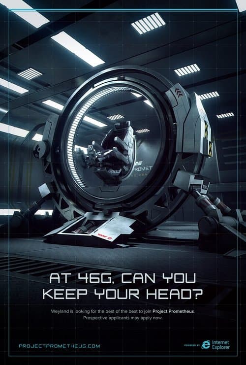 Prometheus: Project Prometheus - Mission poster