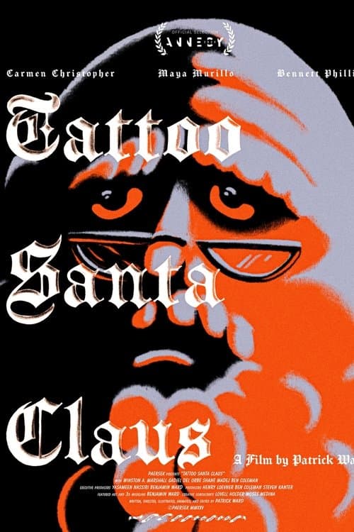 Tattoo Santa Claus poster
