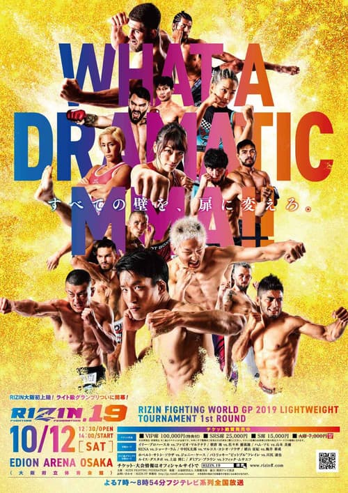 RIZIN 19 poster