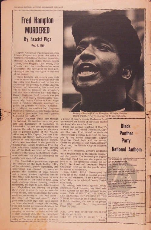 Death of a Black Panther: Fred Hampton poster