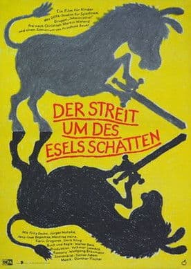 Der Streit um des Esels Schatten poster