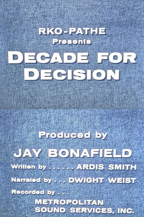 Decade for Decision poster