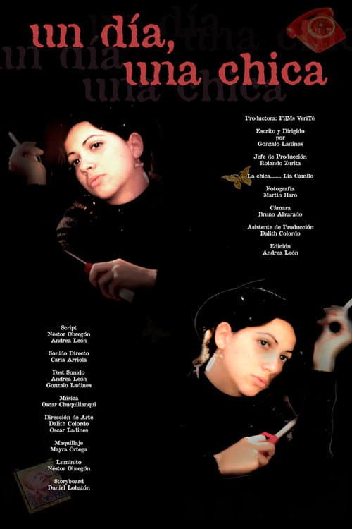 One day, A girl poster