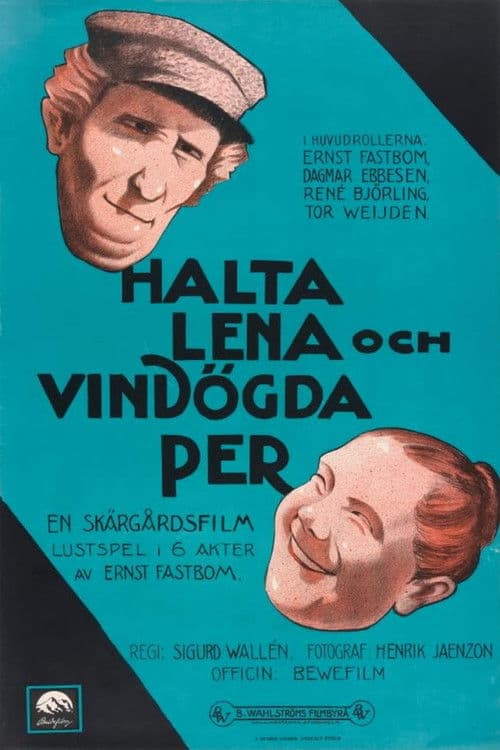 Halta Lena och vindögda Per poster