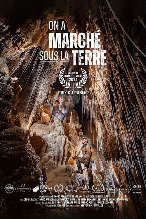 On a marché sous la Terre poster