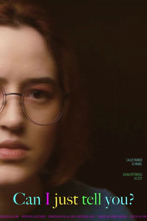 Can I Just Tell You? poster