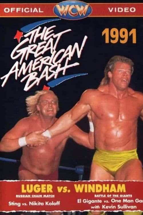 WCW The Great American Bash 1991 poster