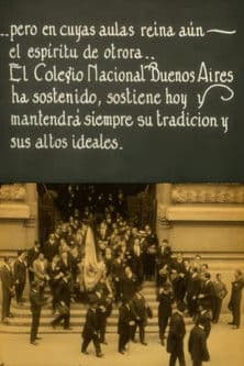 Recuerdos del Colegio Nacional Buenos Aires poster