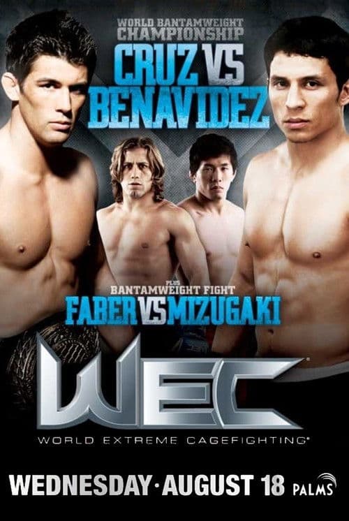 WEC 50: Cruz vs. Benavidez 2 poster