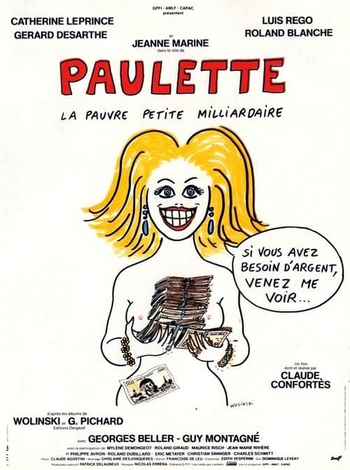 Paulette, la pauvre petite milliardaire poster