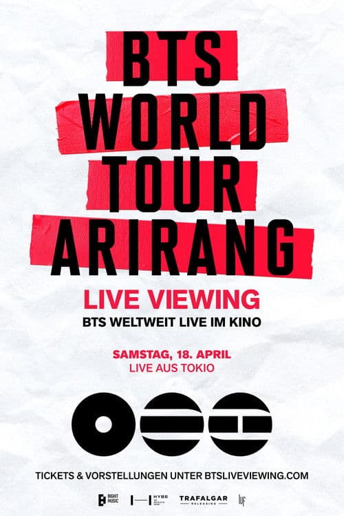 BTS World Tour 'Arirang' in Japan: Live Viewing poster