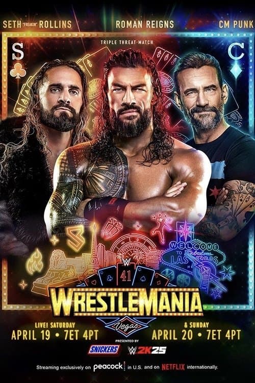 WWE WrestleMania 41: Saturday (Duplicated) poster