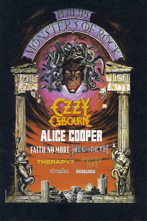 Ozzy Osbourne: [1995] Monsters Of Rock Chile poster
