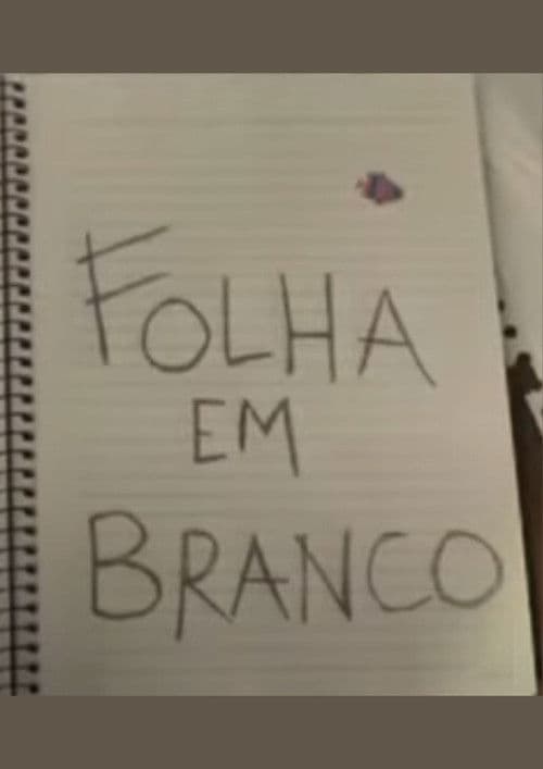 Folha em branco poster