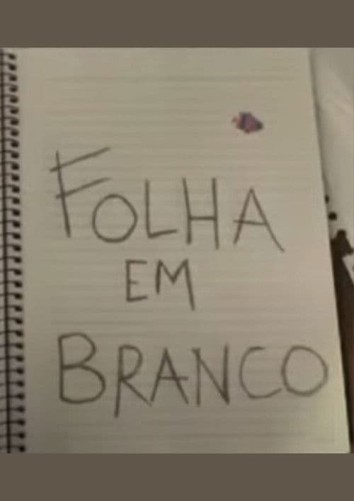 Folha em branco poster