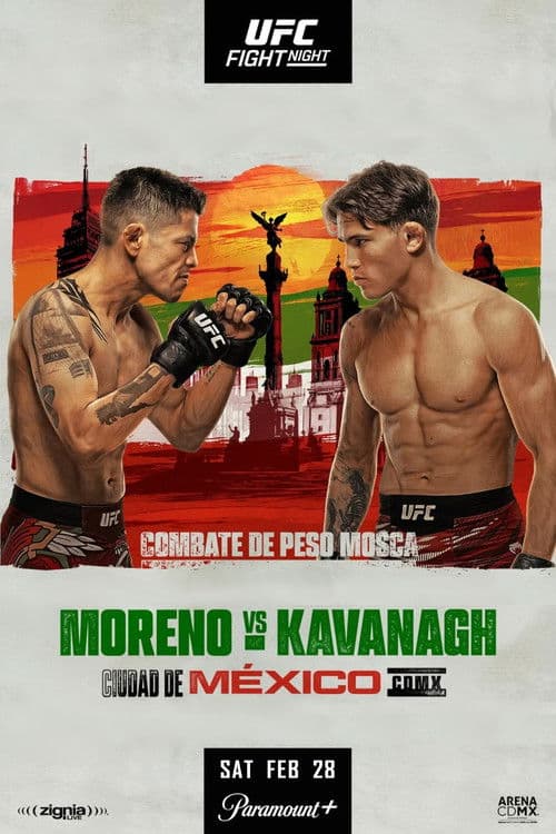 UFC Fight Night 268: Moreno vs. Kavanagh poster
