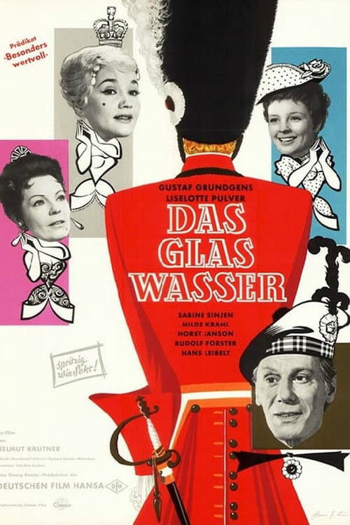 Ett glas vin poster