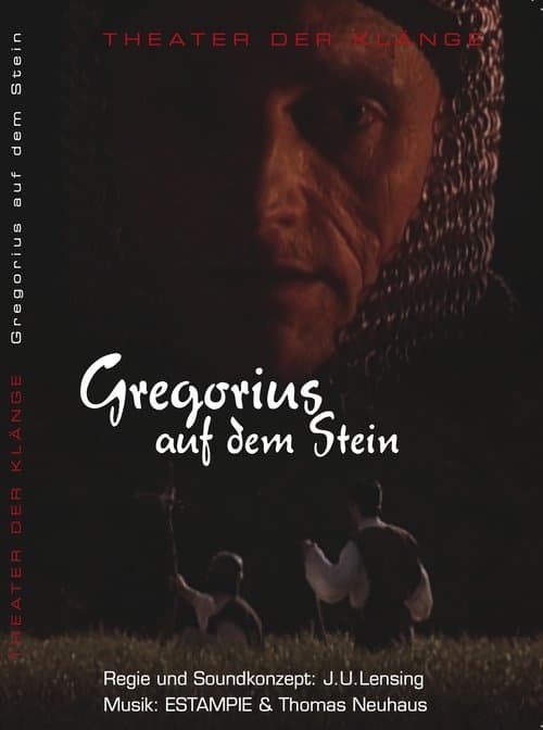 Gregorius auf dem Stein poster