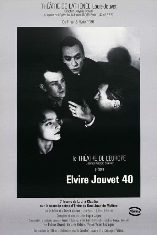 Elvire Jouvet 40 poster