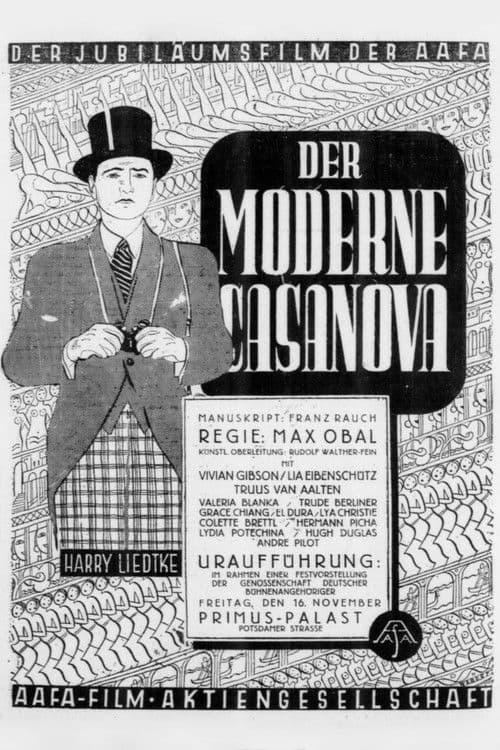 Der moderne Casanova poster