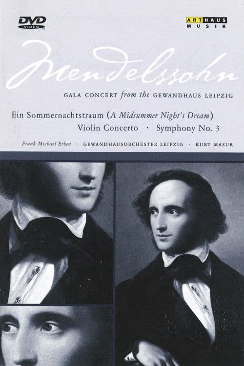 Mendelssohn Gala Concert From the Gewandhaus Leipzig poster