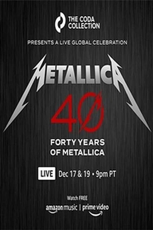 Metallica: 40th Anniversary Shows Live at Chase Center 2021 poster