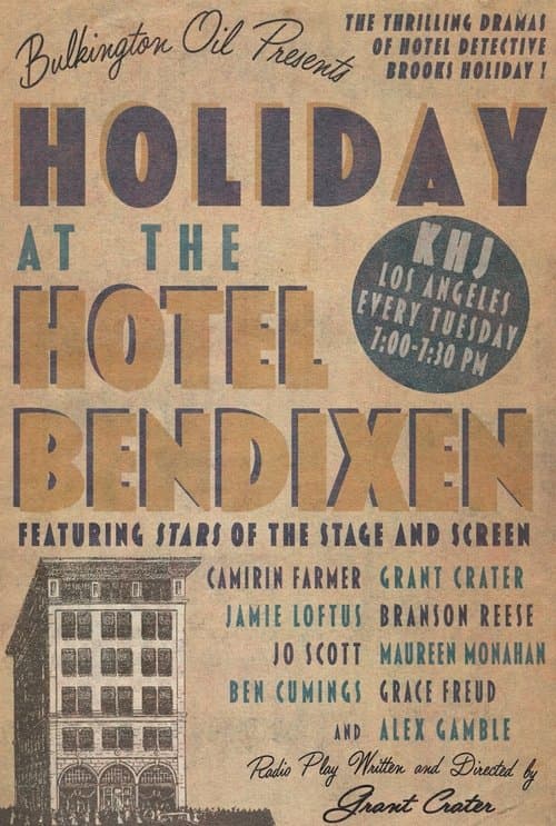 Holiday at the Hotel Bendixen poster