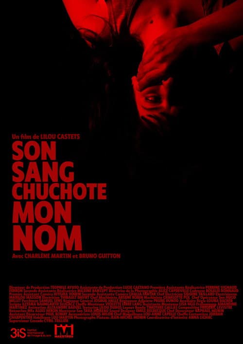 His blood whispers my name poster